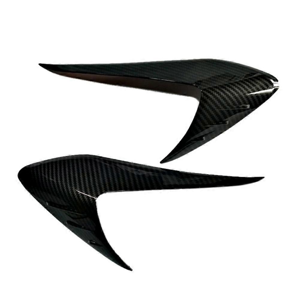 Car Styling Carbon Fiber Headlight Eyebrow Decorative Cover Sticker Trim for Subaru XV 2012-2017