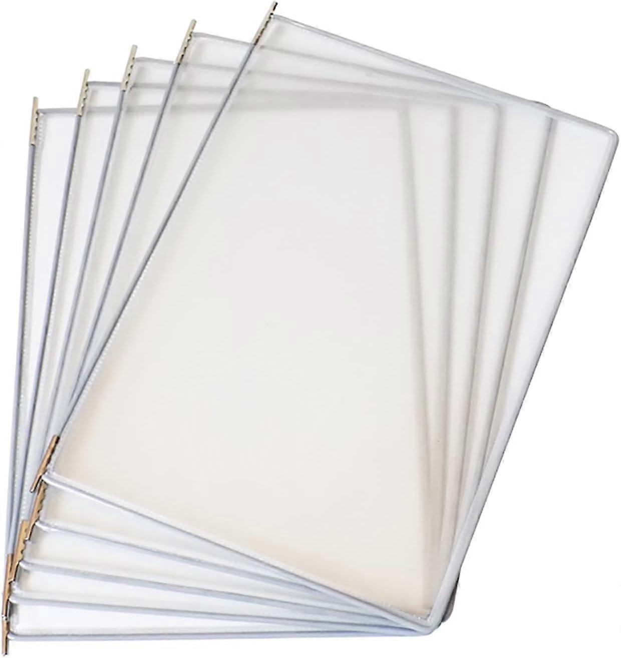 PosterFlipbookDisplay for wall mounting, A4 list holder with 10 display fields