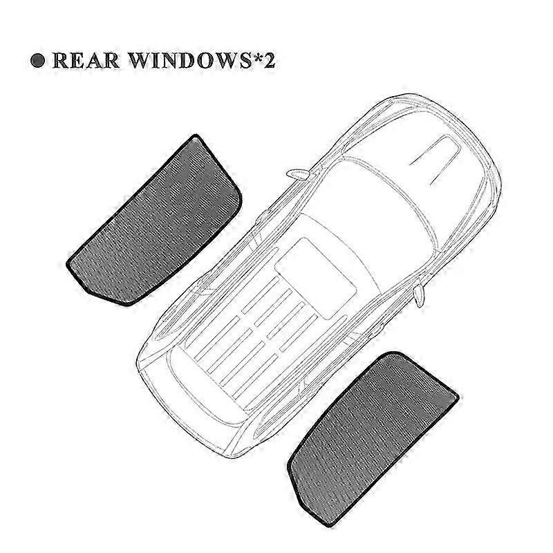 Car Sunshade Front Windshield Magnetic Mesh Curtain Rear Side Window Sun Visor Shade for Suitable for Hyundai I30 PD Hatchback 2017-2024
