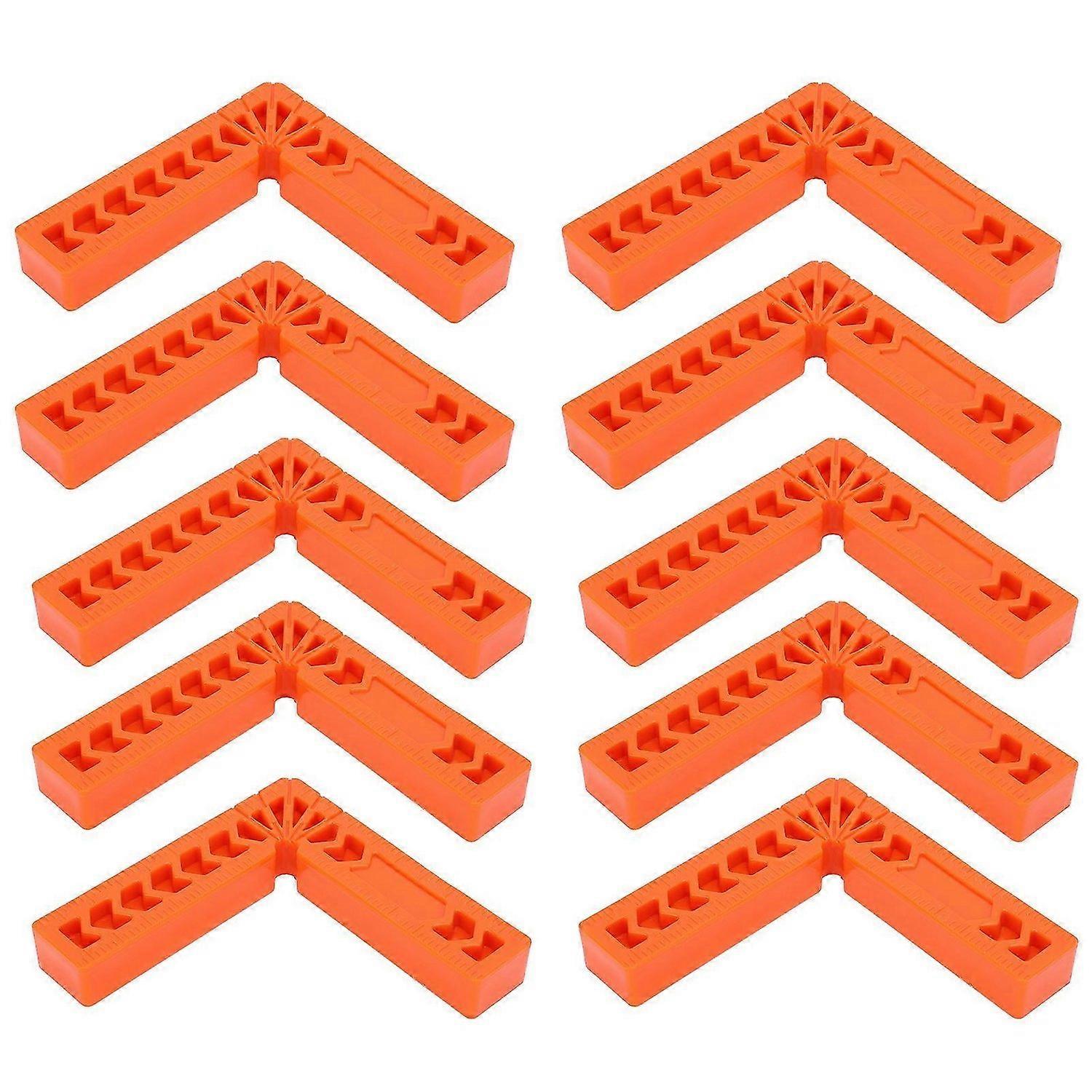 10Pcs 90Degree Rightangle Auxiliary Positioner Woodworking Tool Square Angle Ruler Holder