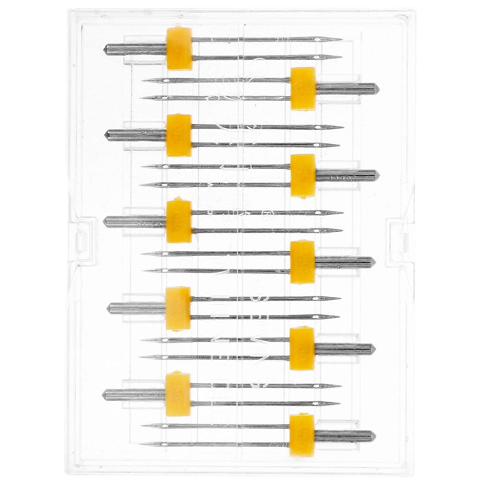 Long Straight Sewing Needles Multi-Function Needles Home Sewing Not Easy to Bend Silver 10Pcs