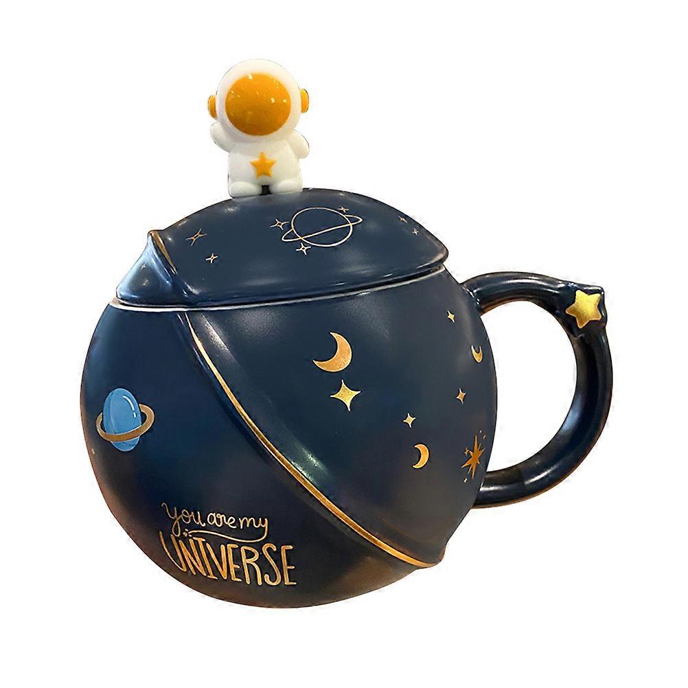 Fancy Coffee Cups Decorative Planet Design Chic Drinking Mug Restaurant Hotel present 1 Set