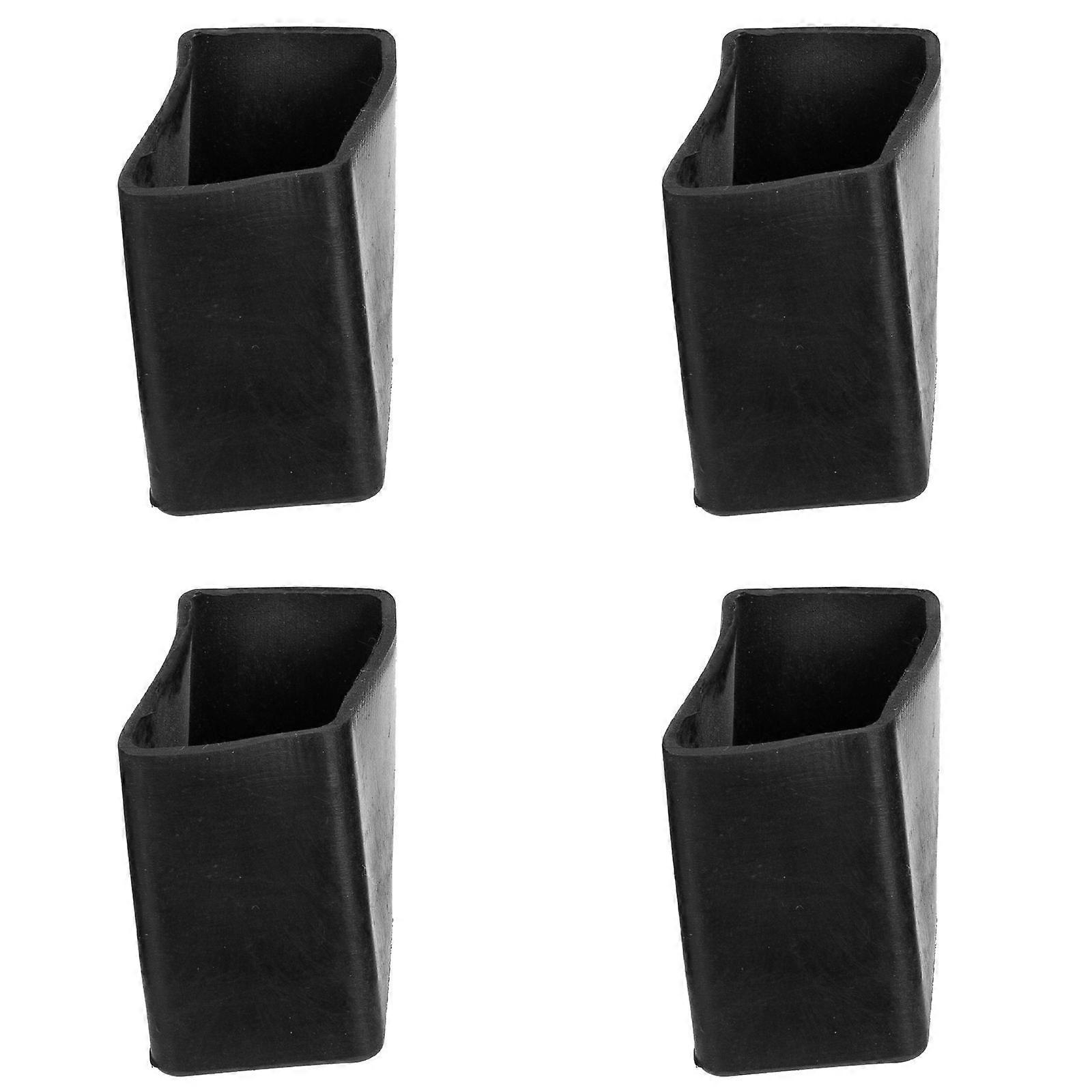 4pcs Non Slip Ladder Feet Mats, Durable Foot Pads for Step Ladders, Easy Installation for Stability and Floor Protection