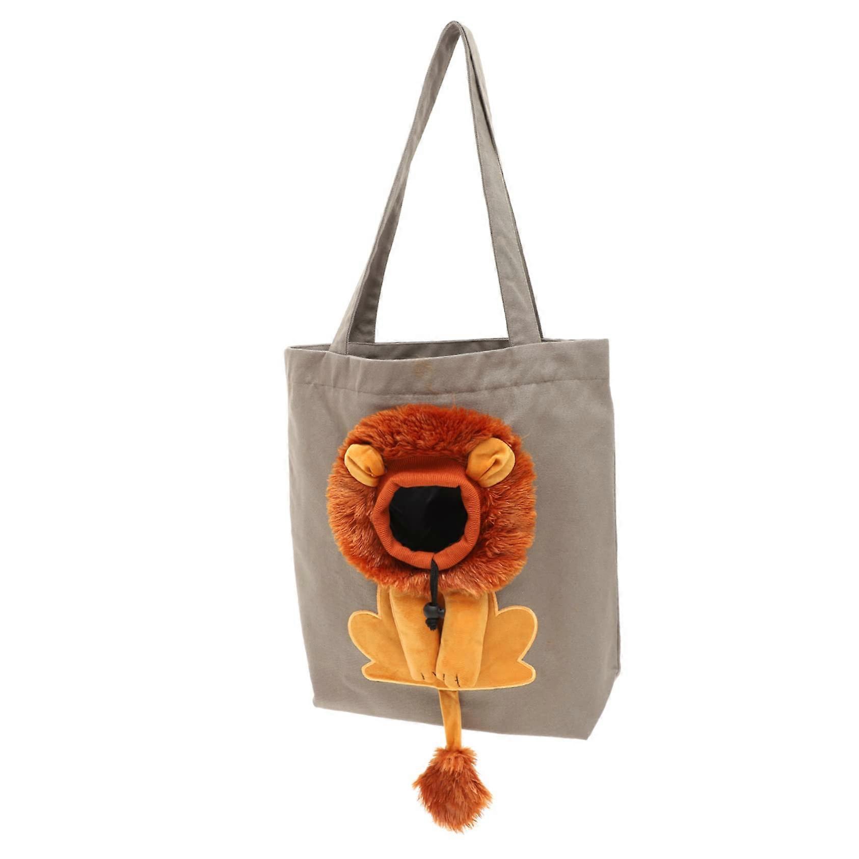 Crossbody Bag – Pet Carrier for Cats and Dogs with Breathable Mesh, Comfortable Straps, and Safe Material for Outdoor Adventures, 39x38cm as shown.
