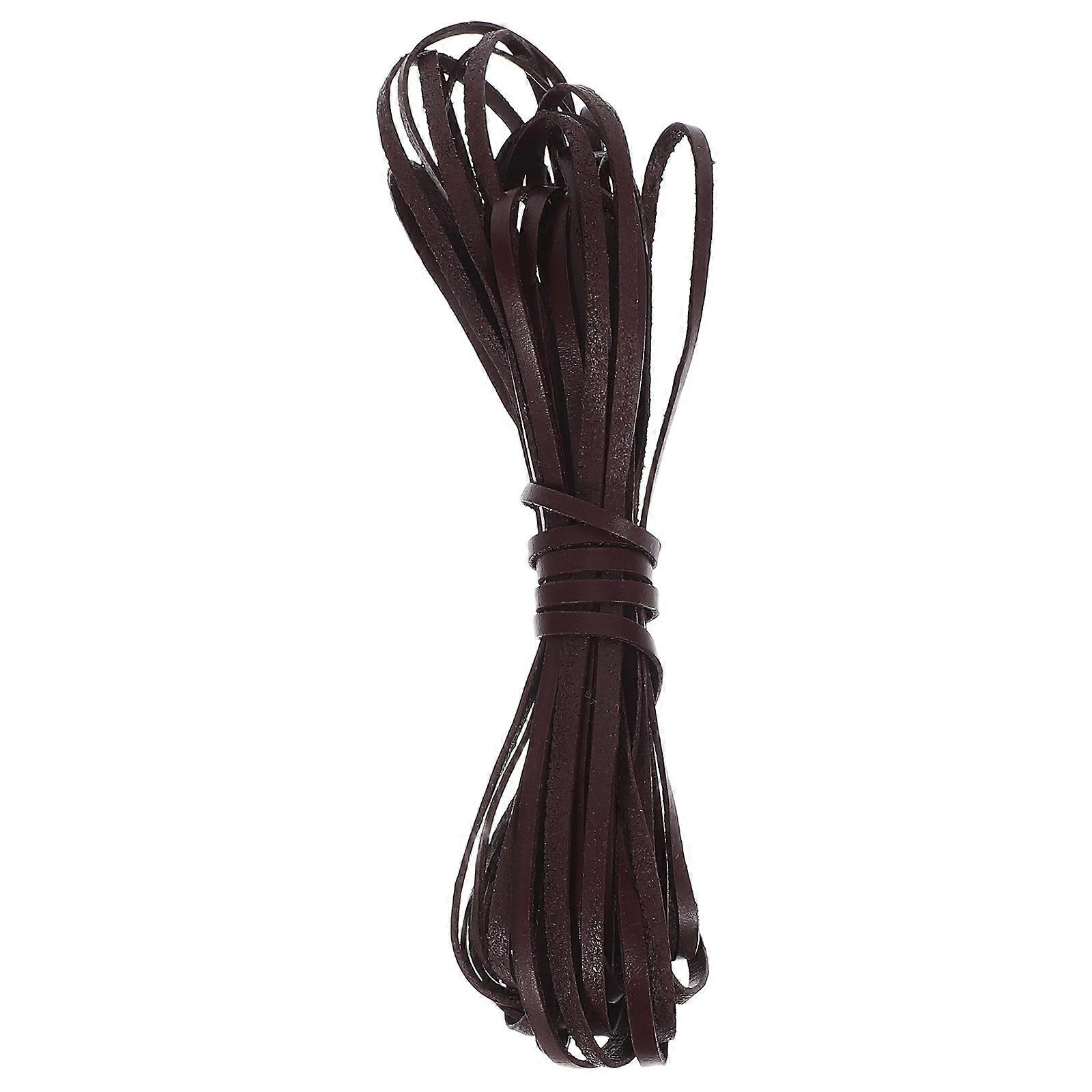 Soft Cowhide Braiding Cord – Sturdy & Versatile Rope for Jewelry Making, DIY Crafts, and Braiding Projects – Ideal for Beginners and Experienced