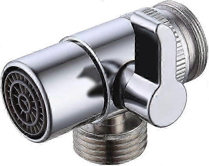 Brass Diverter Replacement for Kitchen & Bathroom Sink Faucet - Polished Chrome M22 x M24 Compatible Part for Durable Performance