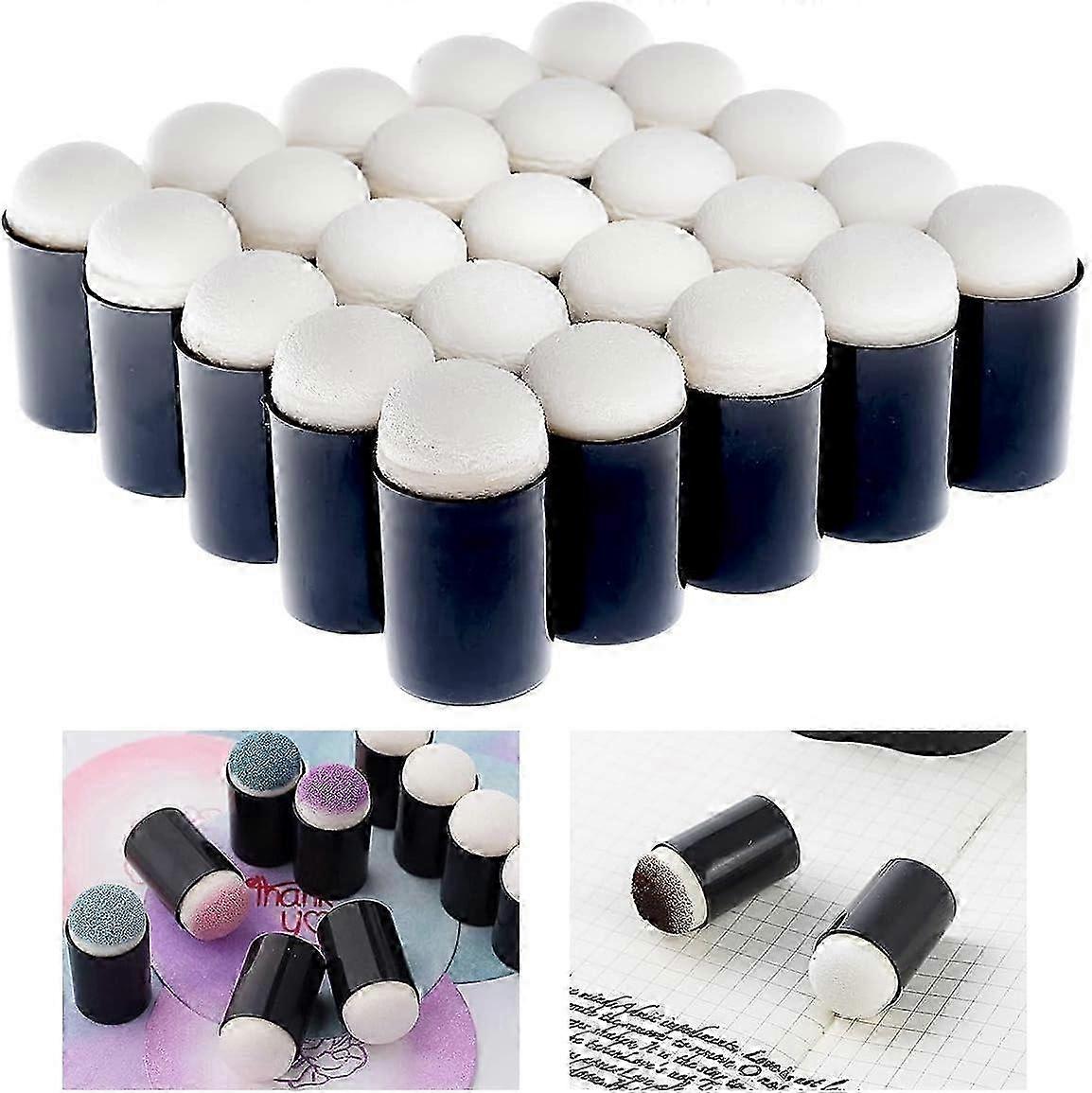 40 Pieces Art Sponge Finger Daubers Tools - Versatile Sponge Applicators for Painting, Crafts & Creative Projects