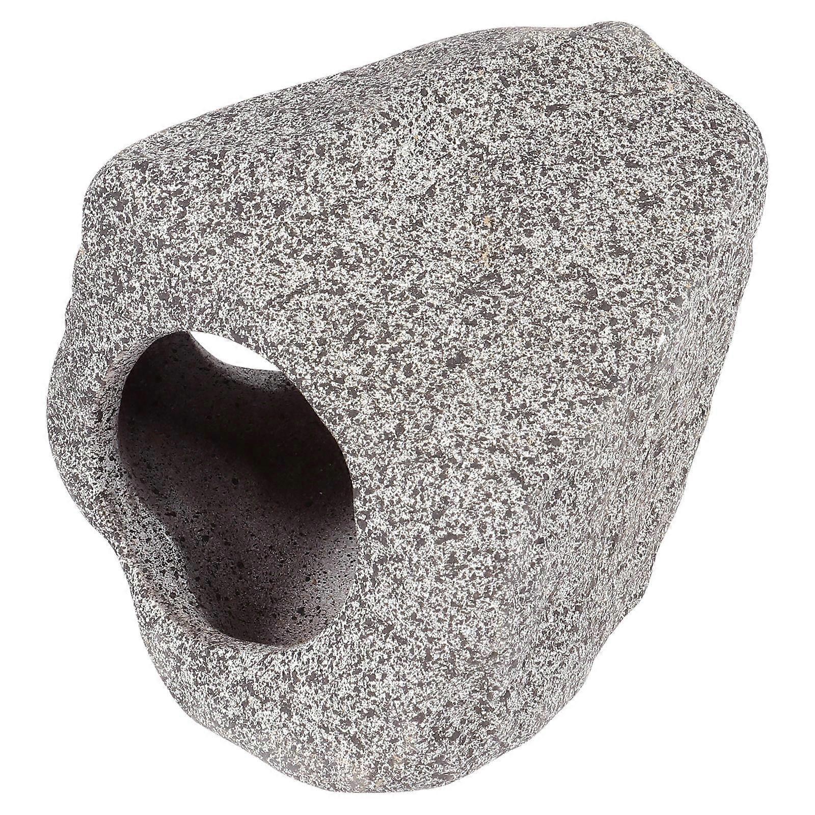 Shrimp Hide Cave Ceramic Aquarium Use Fish Rest Cave Fish Shelter 8x10cm 1Set