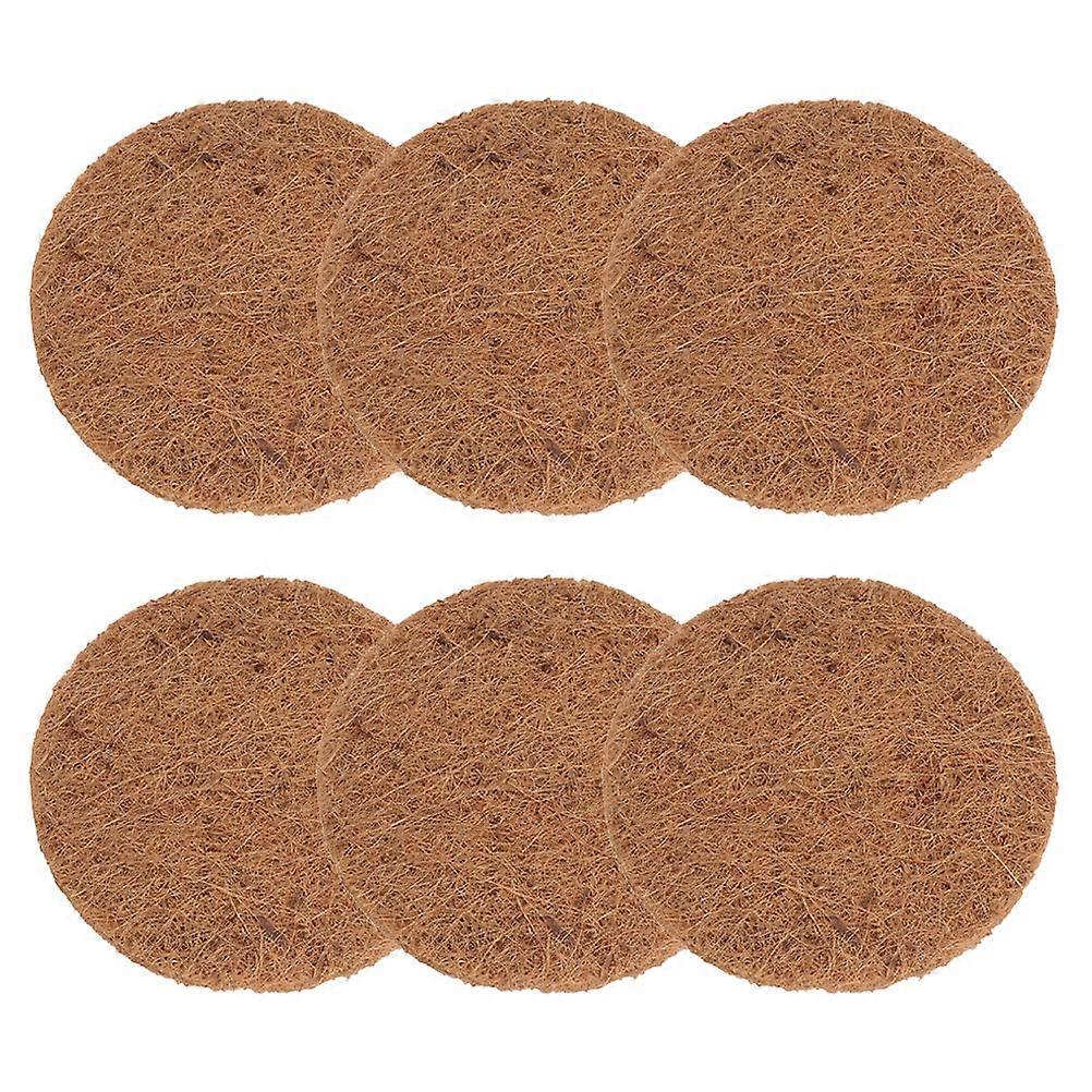 Breeding Support Coconut Fiber Mat for Cold Weather Egg Breeding Comfortable Nest 6Pcs