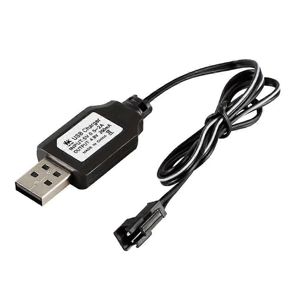 USB Charging Power Cable Adapter 4.8V 250mA for RC Models Quick Charge Compatible with Standard Connectors