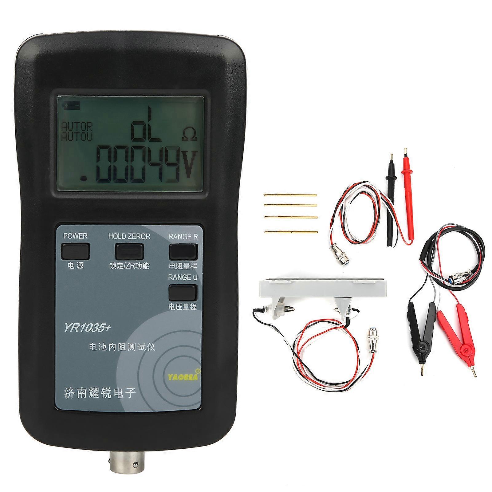 High Accuracy YR1035 Lithium Battery Internal Resistance Tester Kit Test Range 20mΩ-200Ω
