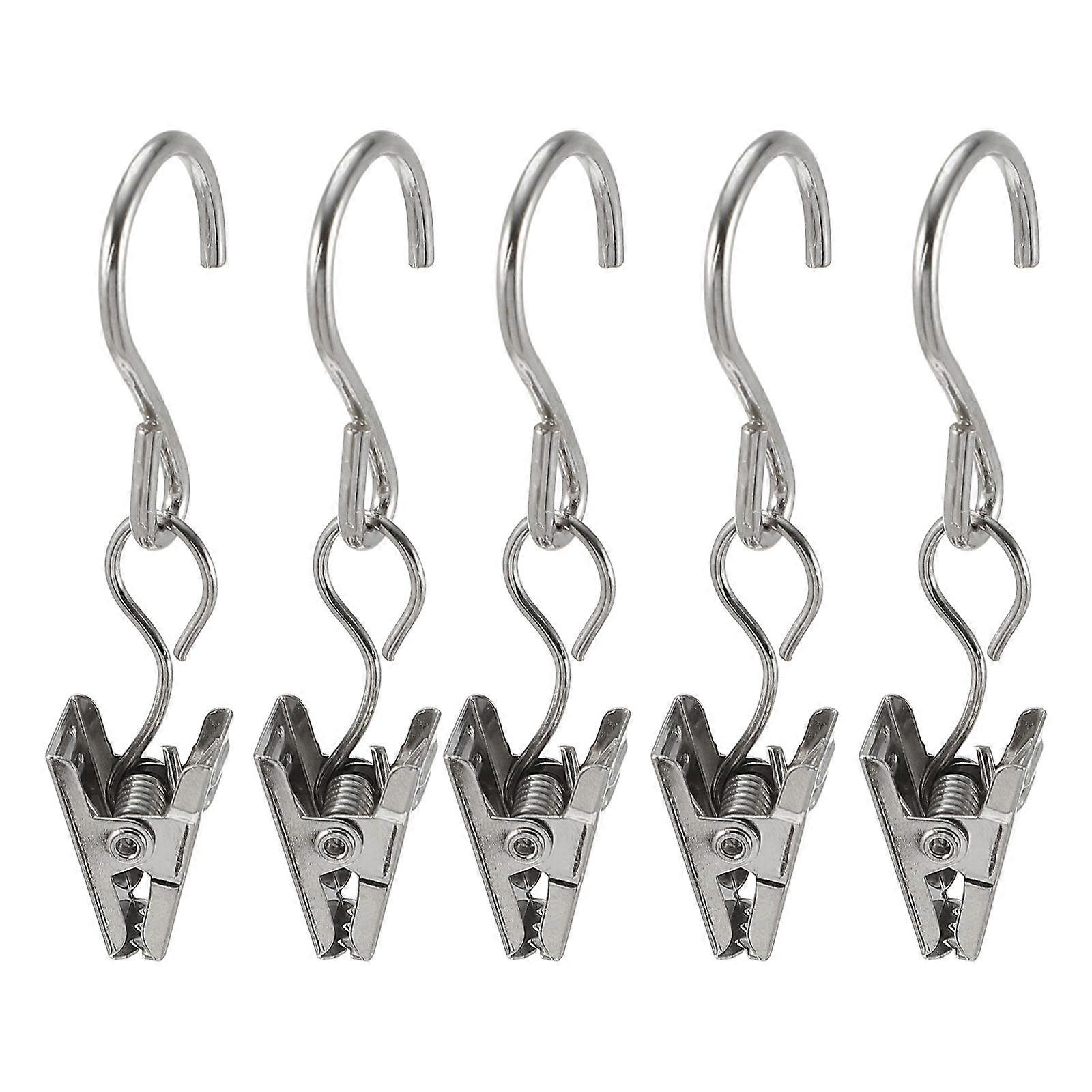 50pcs Curtain Hook Clips for Hanging Fixing and Clamping Curtains