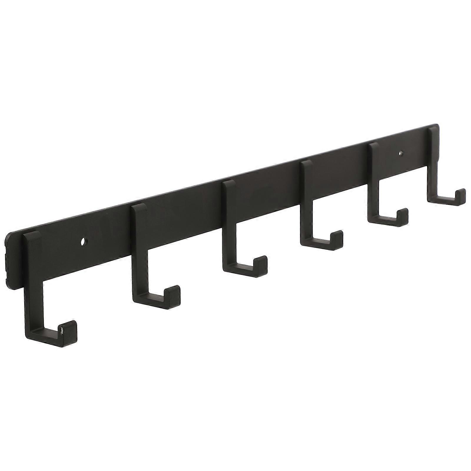 Space Saving Multi Hook Mounted No Drill Strong Bearing Capacity Easy Installation for Clothes Towels and Bathroom Storage