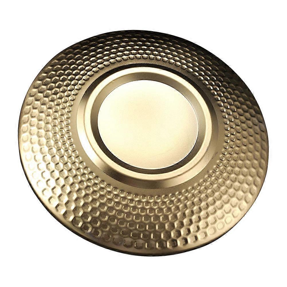 Serving Platter Stainless Steel Plates Reusable Housewives Easy Clean Store Light Convenient Golden 20X2cm Sandwich Holding 1Pack