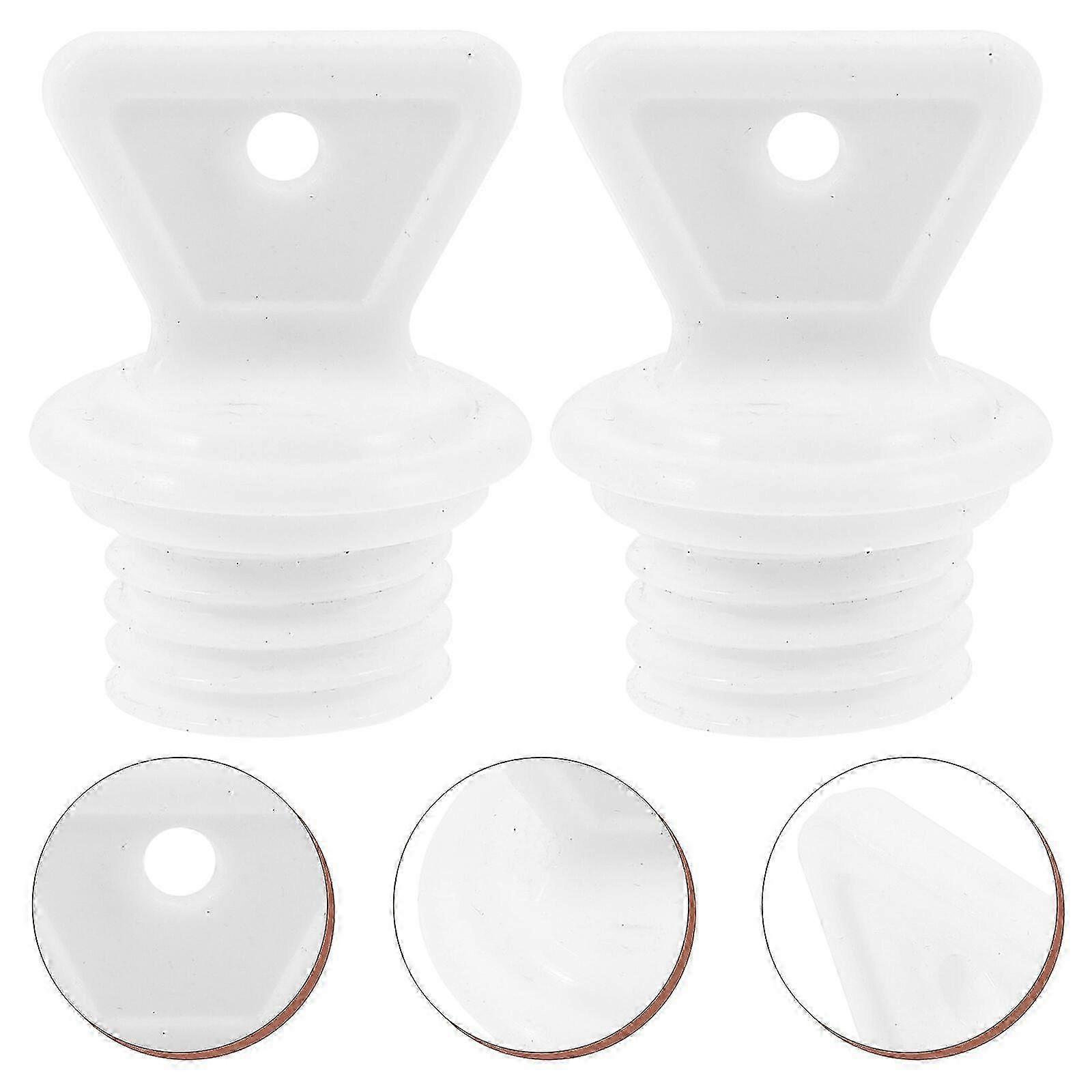 2pcsポータブルホットウォーターボトルシールストッパー、温水袋用