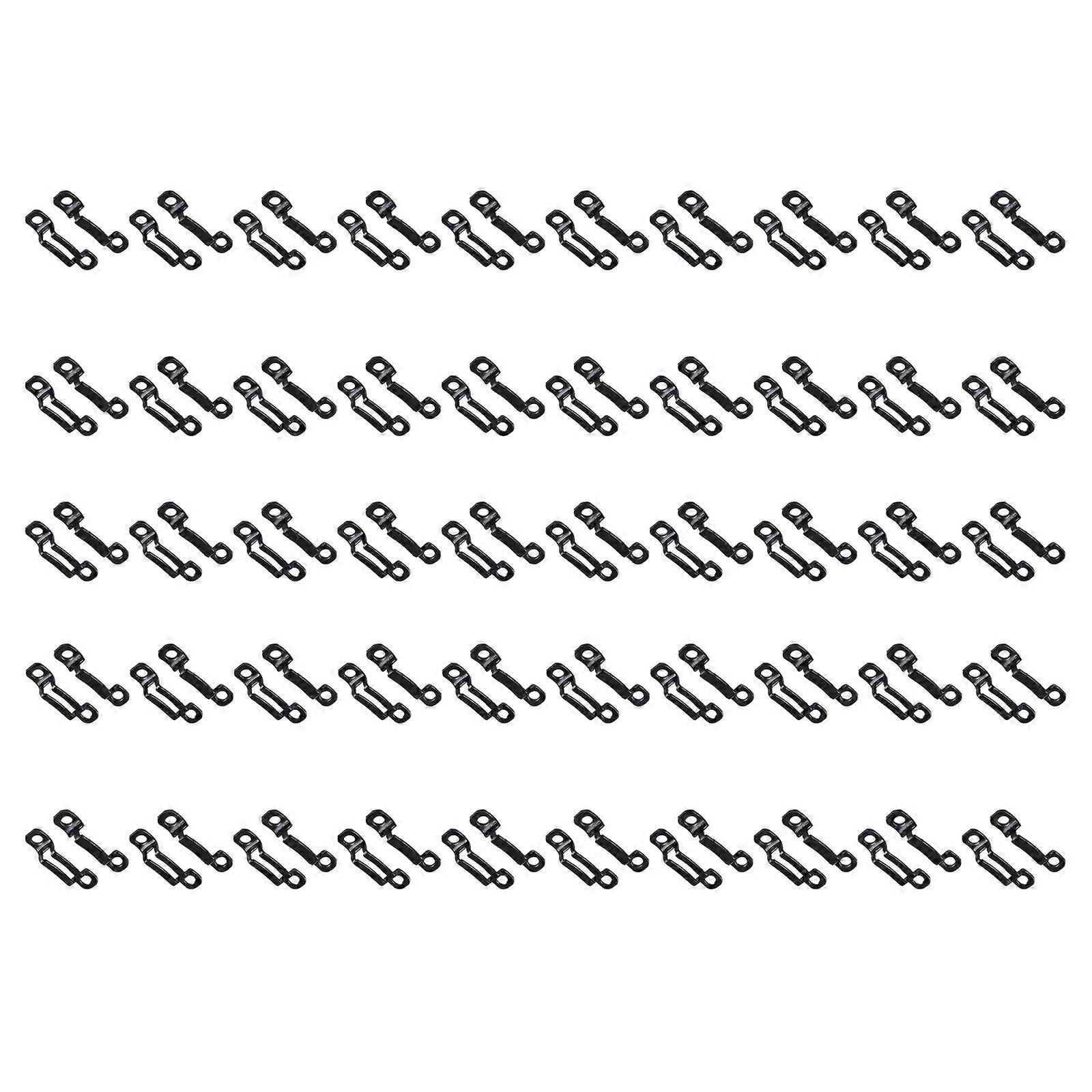 Pack of 50 Hide Fixing Solution Cold Rolled Steel Connectors for Elegant and Stable Furniture and Fixture Connection Multicolor
