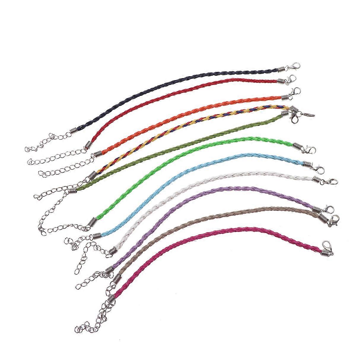 50pcs Assorted Color Bracelet Making Cords Sturdy Ropes for DIY Jewelry Craft Projects