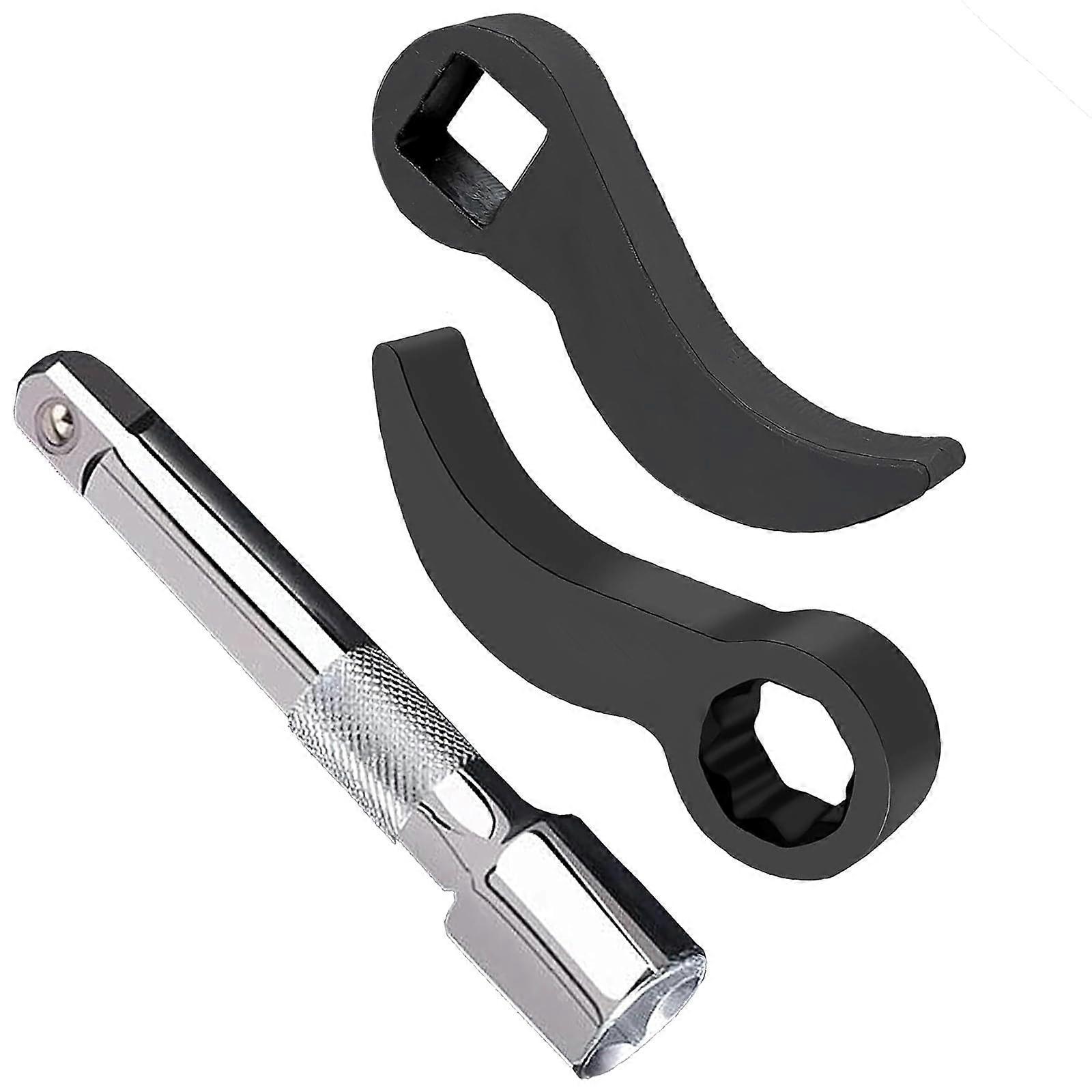 Breaker Bar Adapter Head Tool Suitable for Auto  and Mechanical Maintenance with Extension Rod 3Piece Set