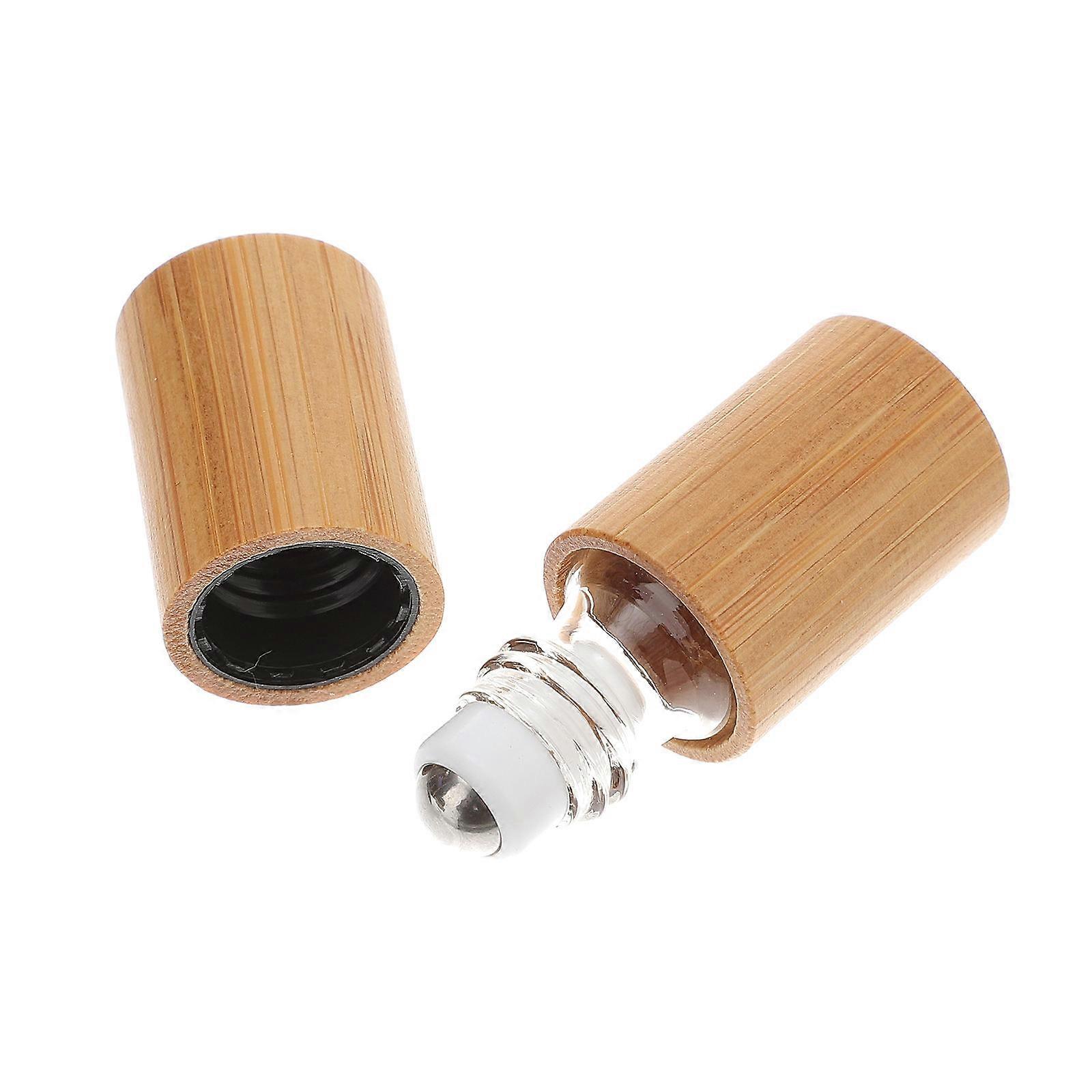 Roller Bottle for Essential Oils with Leak Proof Seal in Red Color Plastic Material for Storage 1 pc