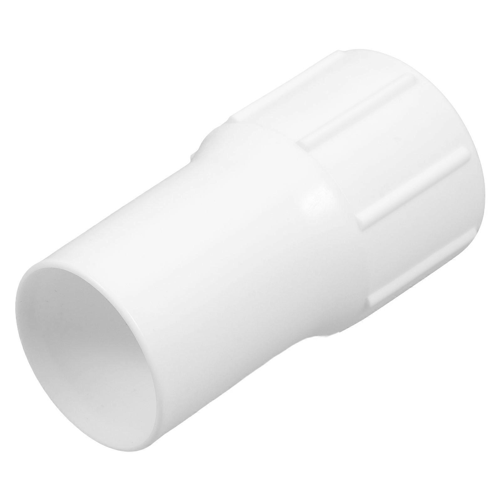 White Plastic Pool Cleaning Hose Connector for Rapid Maintenance with Durable Design Fits Various