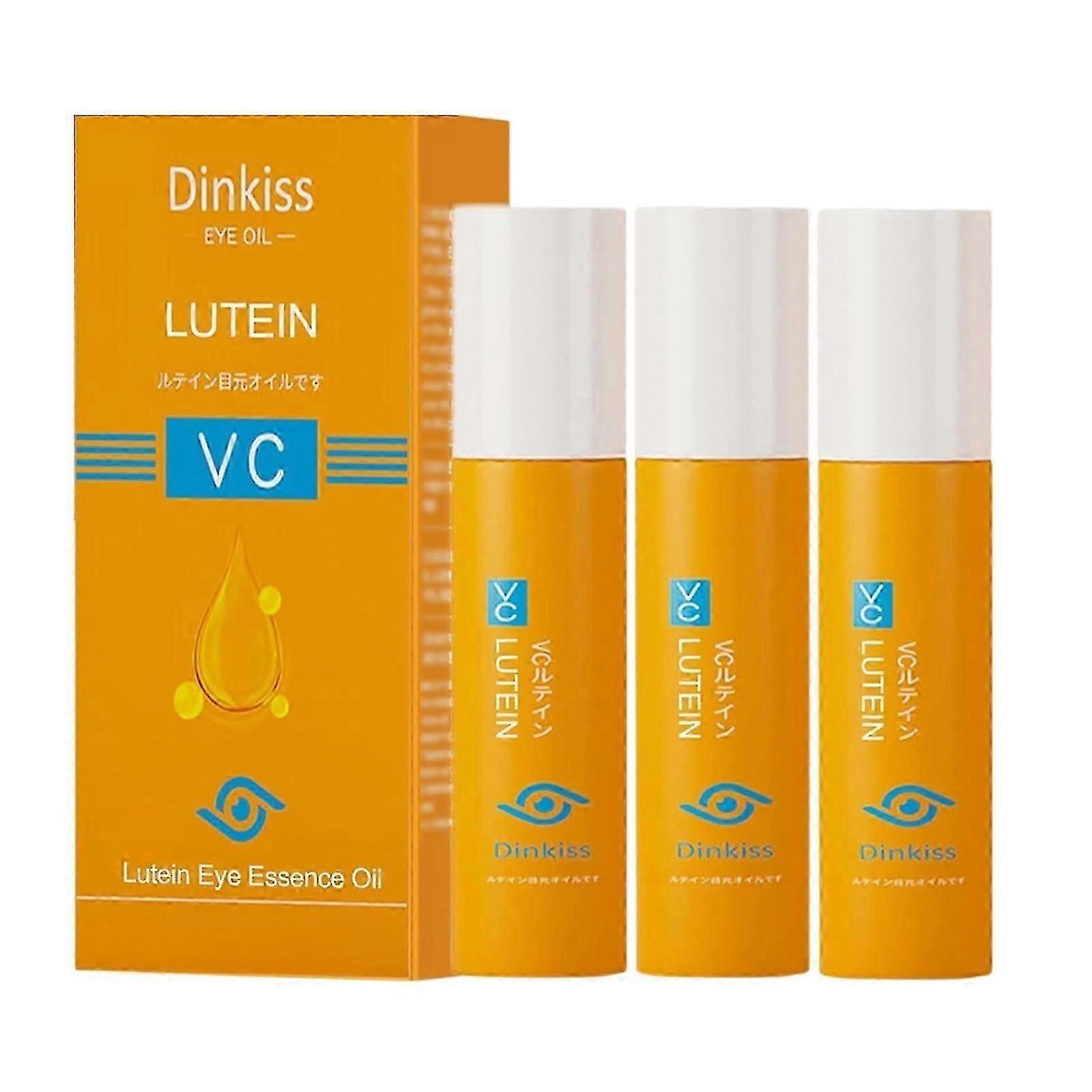 Lutein Eye Essences Oil Anti-Aging VC Lutein Eye Oil Roller Stick Reduce Wrinkles Improve Eye Bags Dark Circles