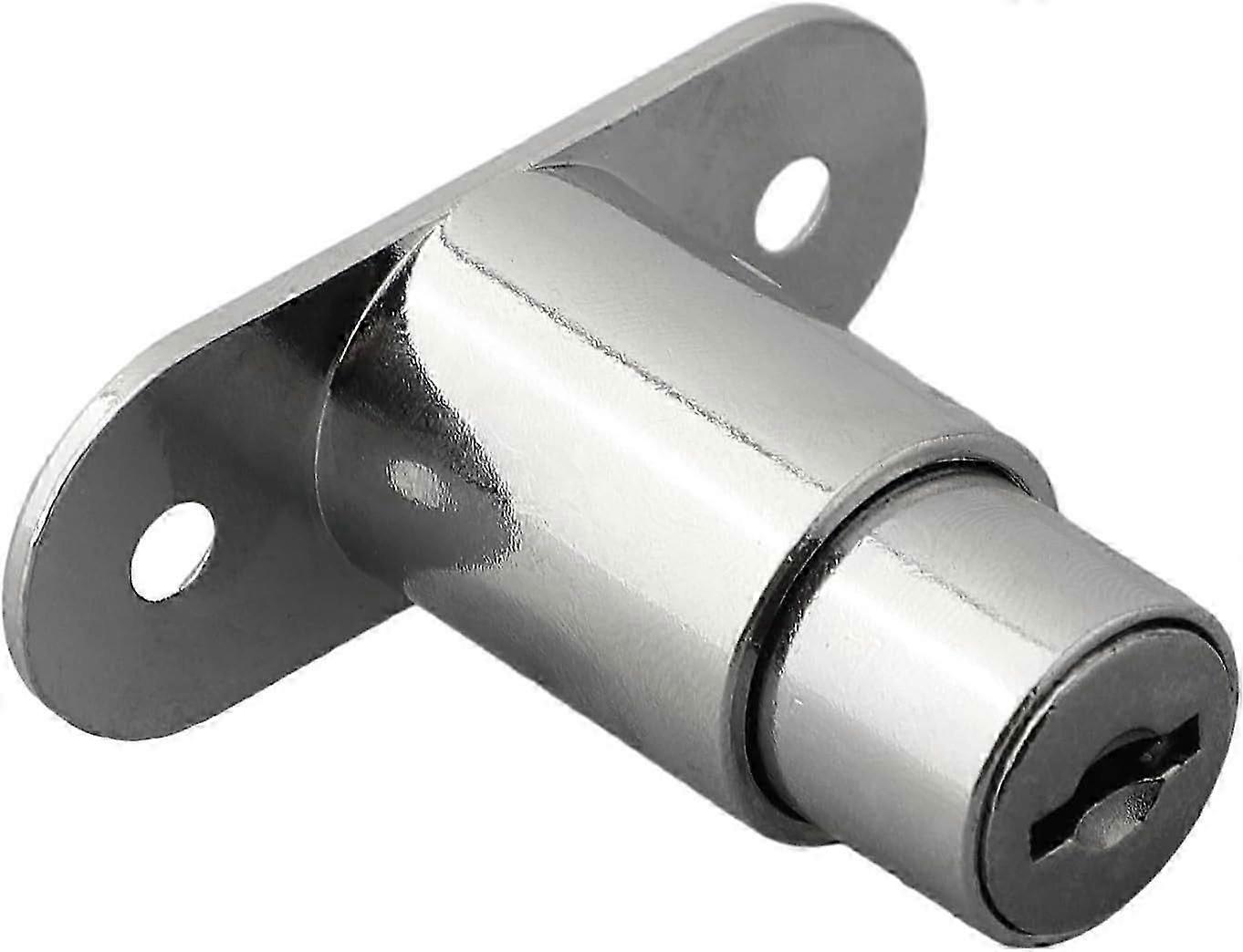 2-Piece Sliding Door Lock with Key Set for Cabinets, Drawers & Cupboards