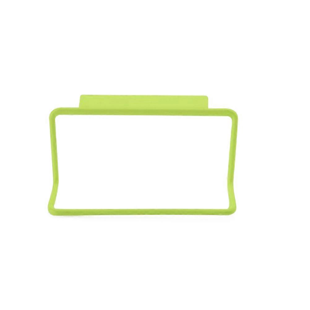 Wall Mounted Towel Rack for Bathroom with Modern Minimalist Style Green PP Material Easy to Install