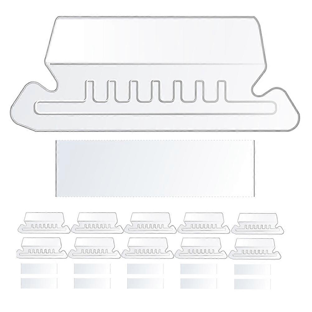 File Folder Plastic Tabs For Home Organization PVC Material Labeling 1 Set