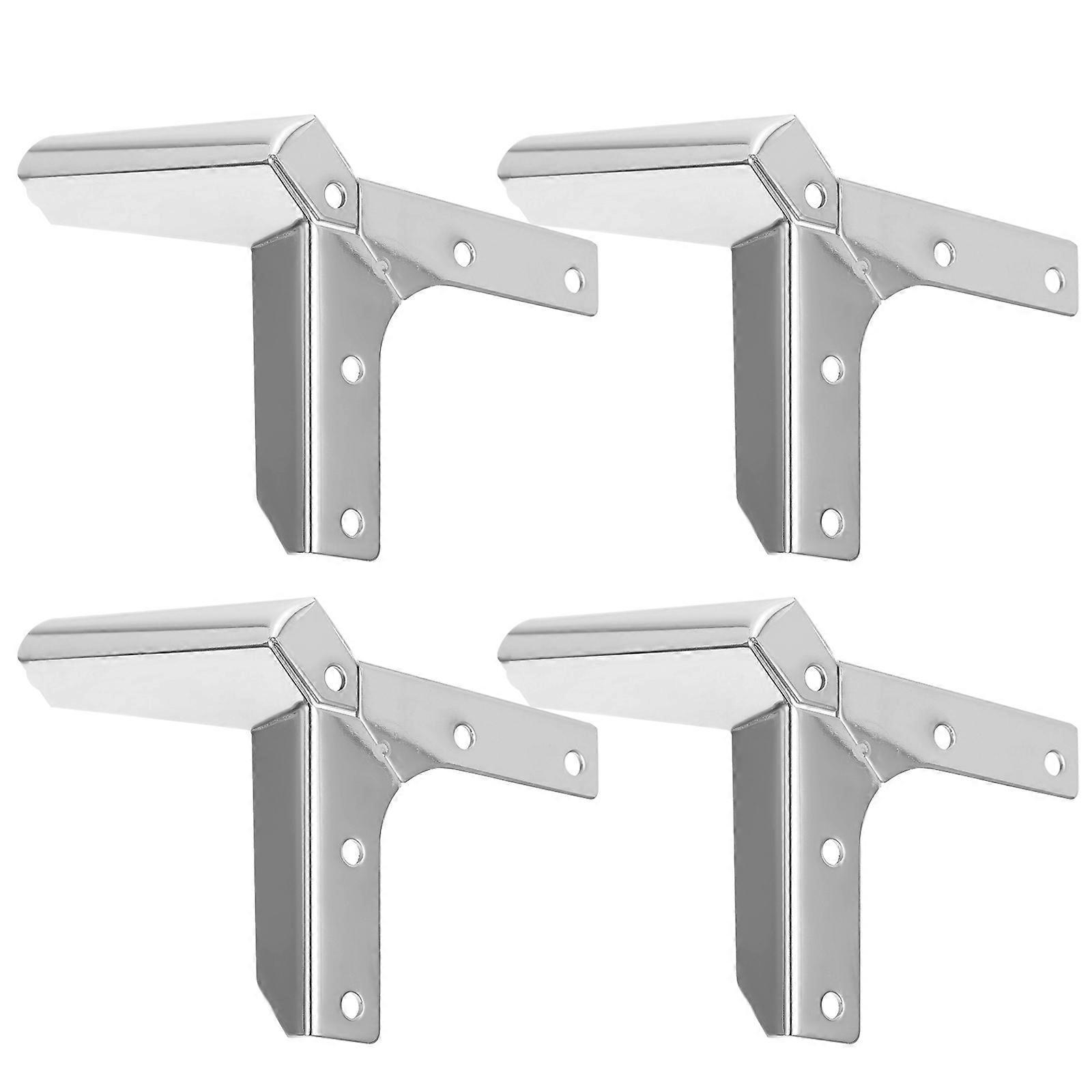 Iron Cabinet Feet For Modern Furniture With Durable Silver Finish Suitable For Home Office And Living Pcs