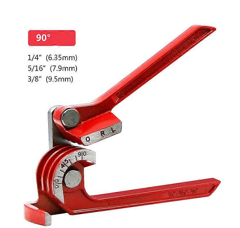 3 in 1 Manual Pipe Bending Machine Aluminum Alloy Pipe Bending Machine Lever Hand Tools for 1/4" 5/16" 3/8" Fuel Brake Hose Repair Tools