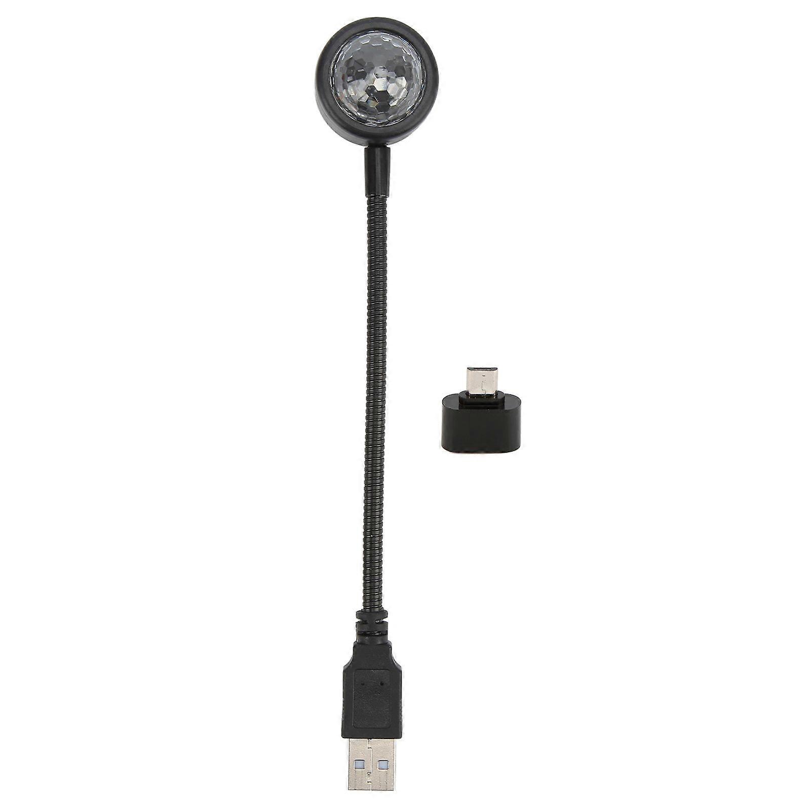 Micro USB star projector night light for Android devices