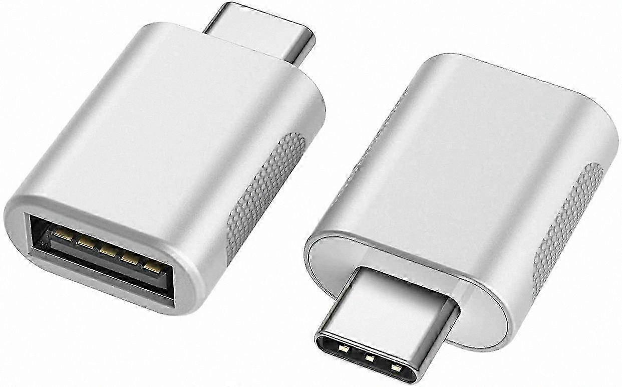USB C to USB 3.0 Adapter, 2-Pack USB Type-C to USB Female OTG Adapter for MacBook Pro 2017-2019 and Other Devices