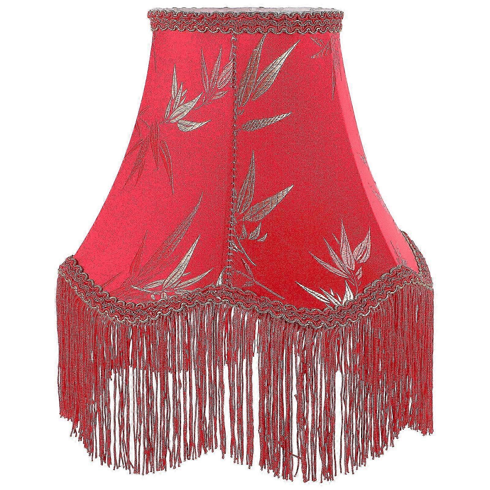 European Style Tassel Lampshade Small Lamp Shade Macrame Table Lampshade E27 Floor Lamp Shade