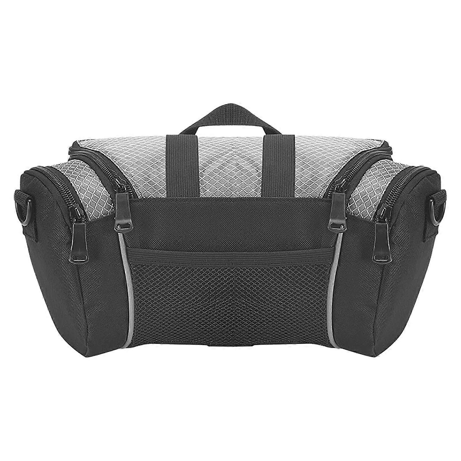 Front Handlebar Bag 5L Capacity, Bicycle Front Basket, Handlebar Mounted Bag