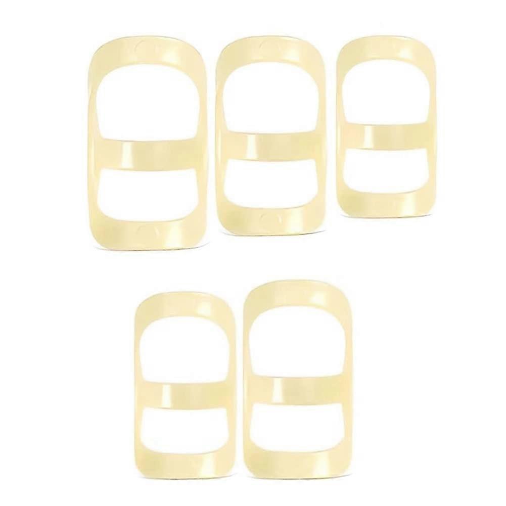 Trigger Finger Splint - 5-Pack Support for Arthritis, Mallet Finger Straightening, Adjustable Size, Durable Material
