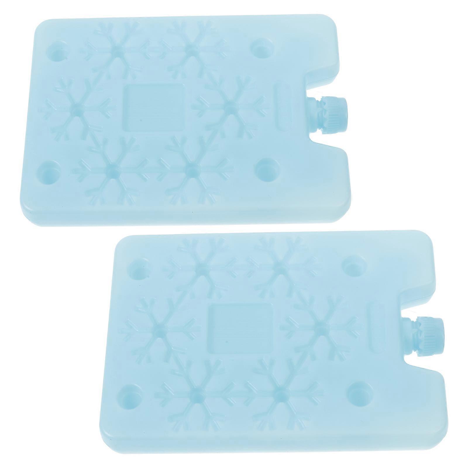 Reusable Ice Packs 2pcs Efficient Cooling for Lunch Boxes, Cooler Bags & Outdoor Use Lightweight & Portable for & Beverage Storage