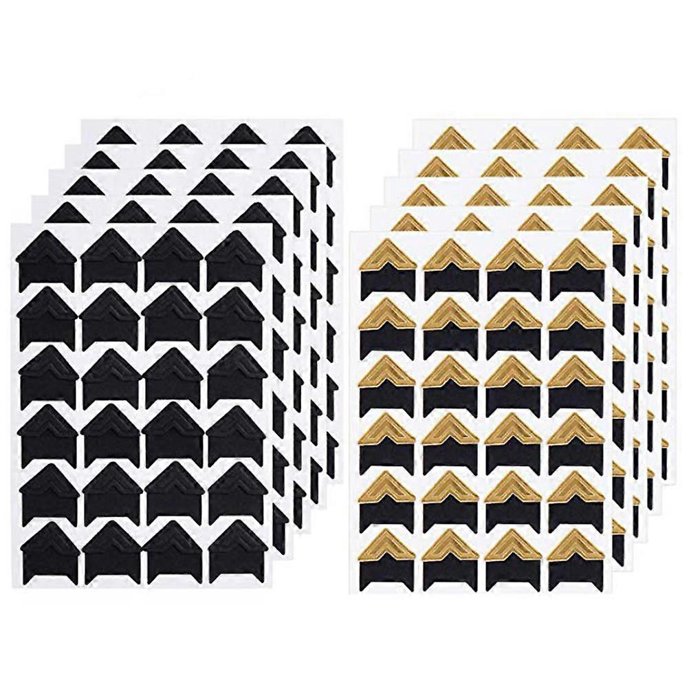 Assorted -Adhesive Photo Corner Stickers for DIY Scrapbook Album 30 Sheets 24pcs Each