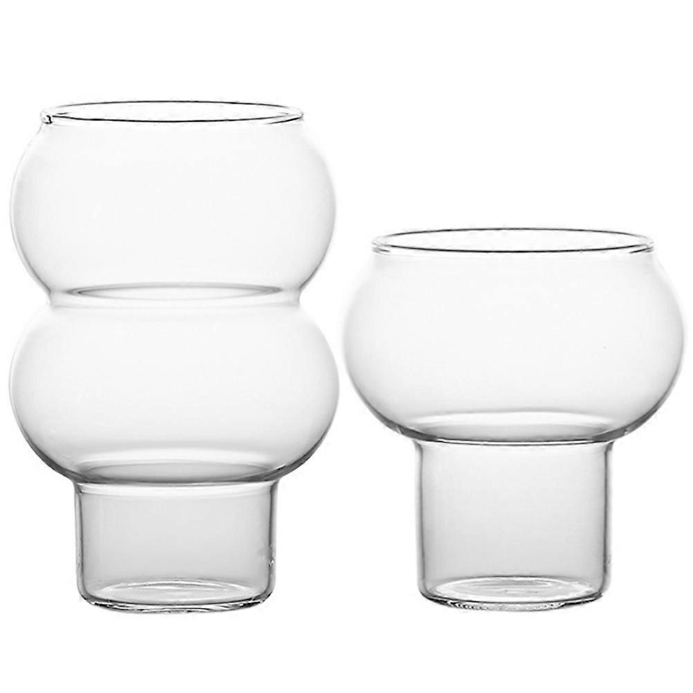 Here's a polished and professional product description for your **2pcs Transparent Ice Cream Glass Cups**:
**2pcs Transparent Ice Cream Glass