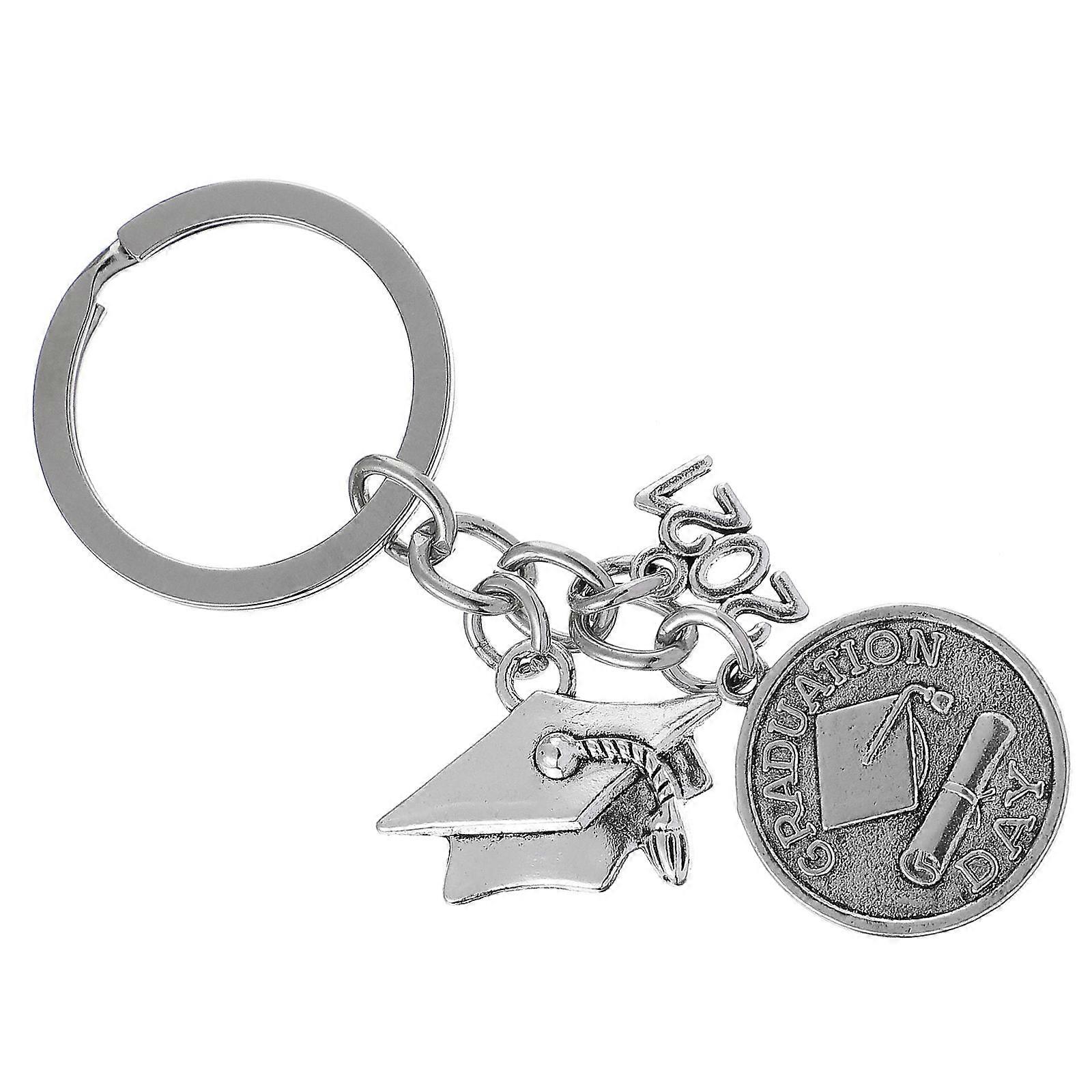 Graduation Present Key Chain For Graduation Ceremony 2.2CM Bachelor Shape 1Pack