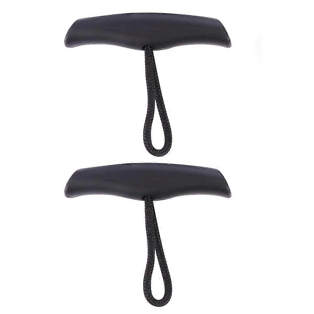 2Set Ergonomic Pull Handles For Kayak Canoes Dinghies Black Practical Fasteners