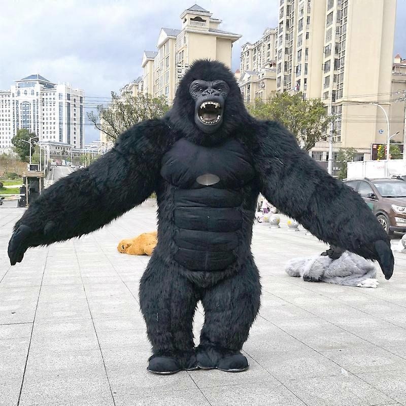Uppblåsbar gorilladräkt, vuxen