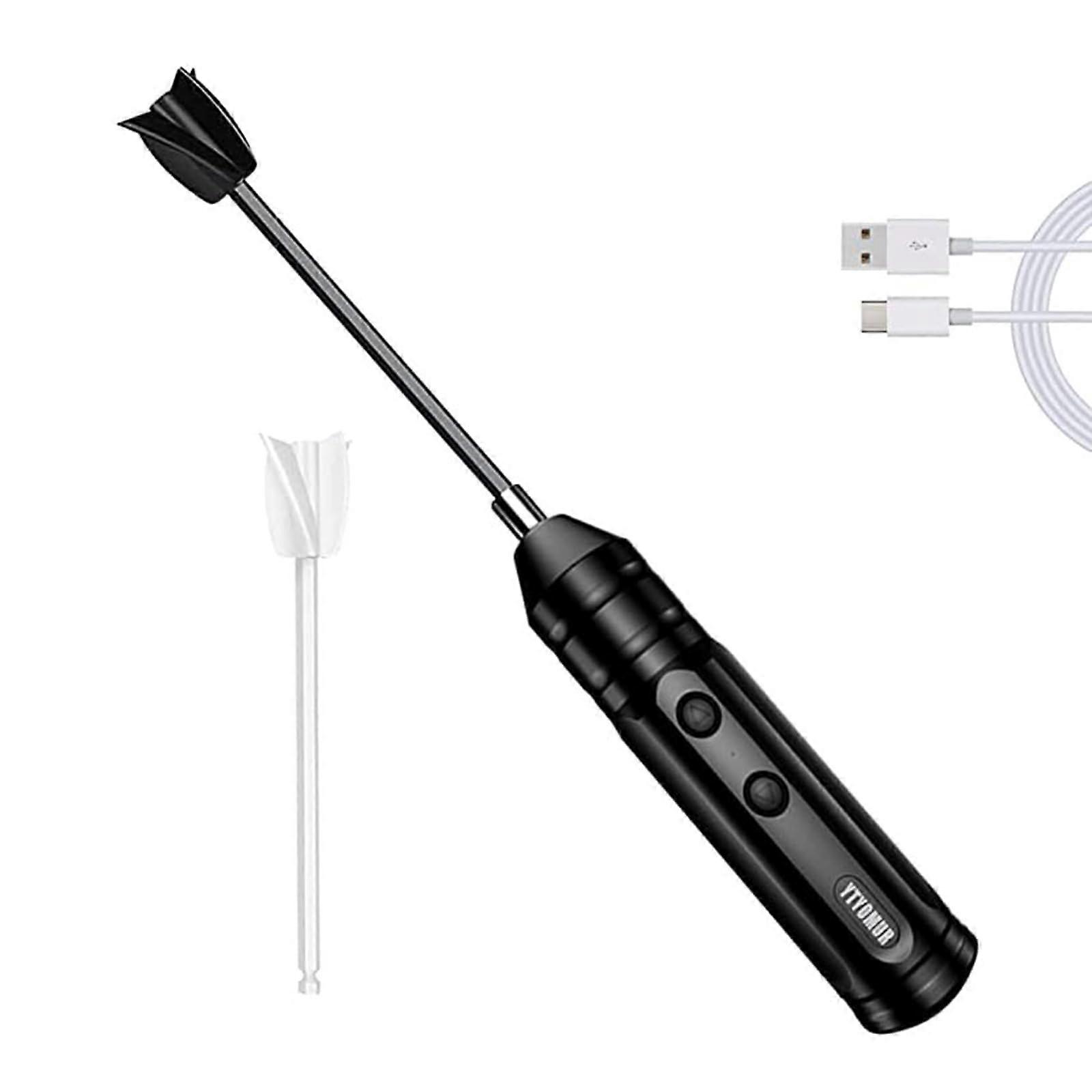 Epoxy Resin Mixer, Rechargeable Paddle Mixer With 2 Paddles, Slow-Speed Motor For Epoxy Resin And Silicone Paints