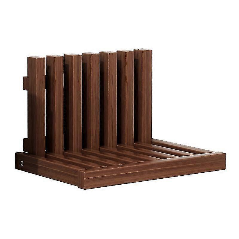 Hopfällbar skoskötare väggmonterad skoskötare entrévägg hemingång osynlig massivt trä väggmonterad hopfällbar stol