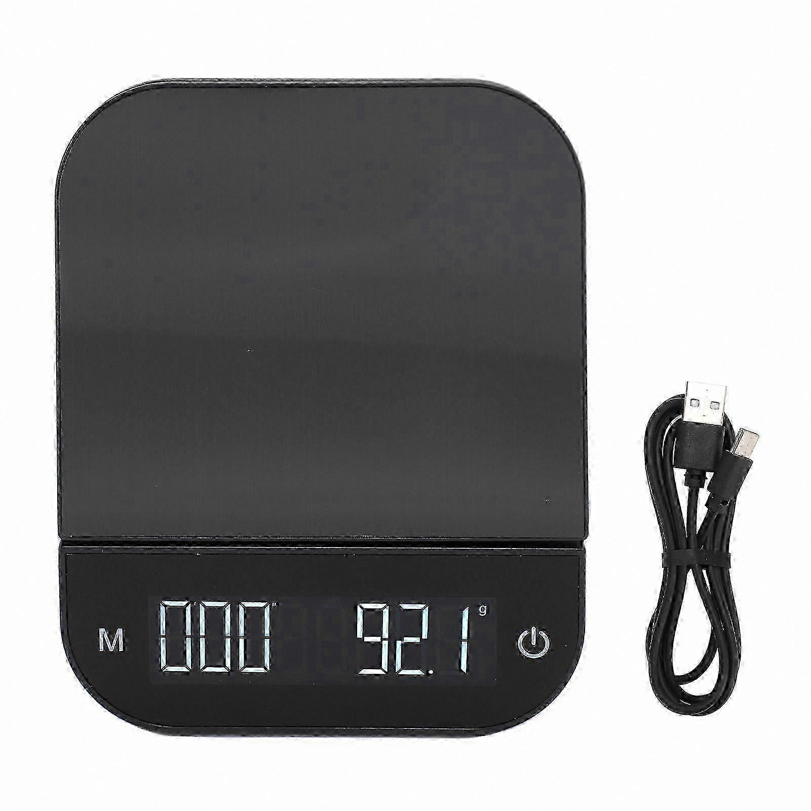 Precision Kitchen Scale with LED Display and Touch Control for Cooking and Baking Needs