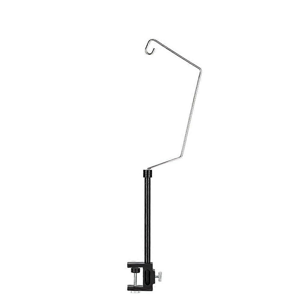 Aluminum Camping Light Stand featuring C Hook for Most Lanterns and Rotatable Design (B)