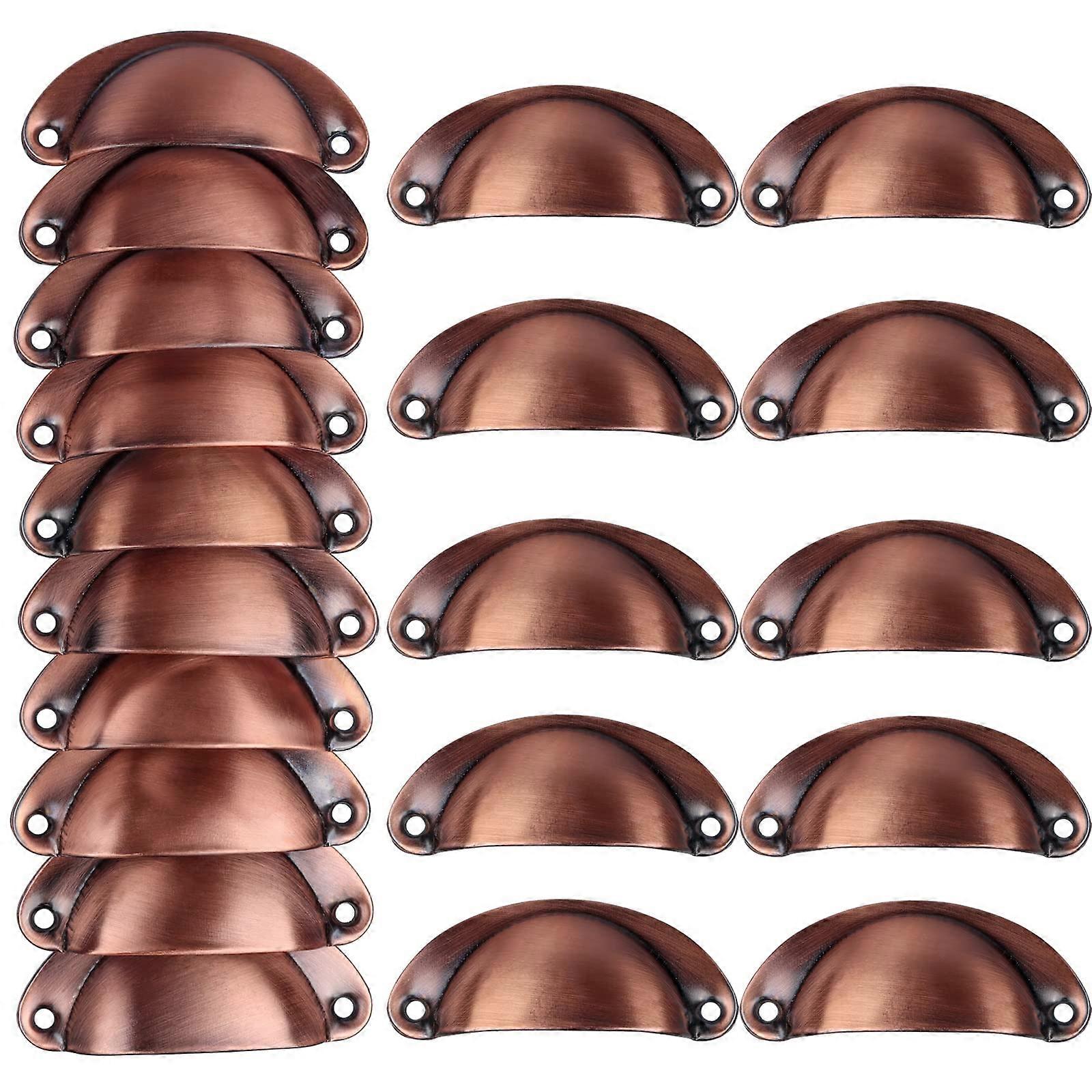Shell handle vintage 20 pieces cabinet drawer handle inlet door faux furniture