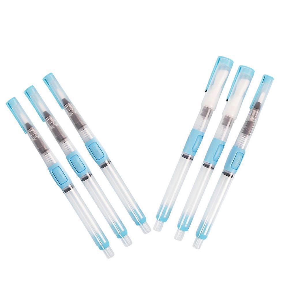 Water Storage Cylindrical Brush for Children Plastic Blue Suitable for Art Creation 1 Set