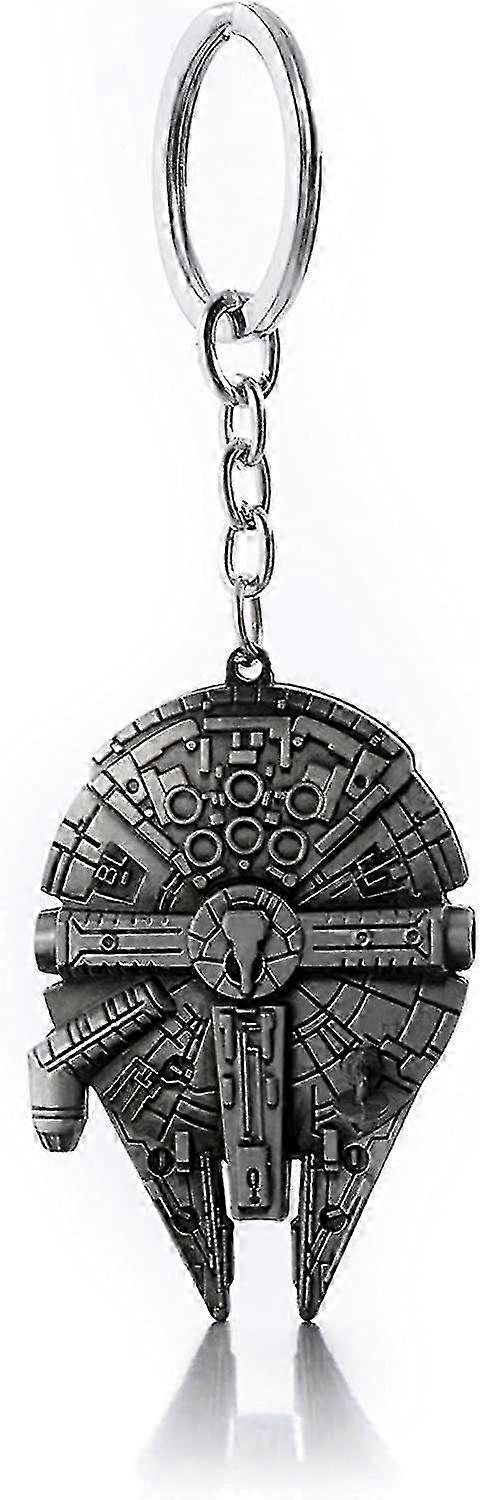 Millennium Falcon Keychain, Silver