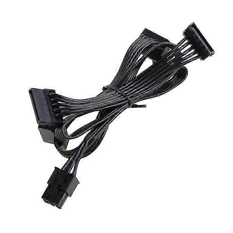 6-Pin to 4 SATA Power Cable for RM550x RM650x RM750x RM850x RM1000x Hard Drives