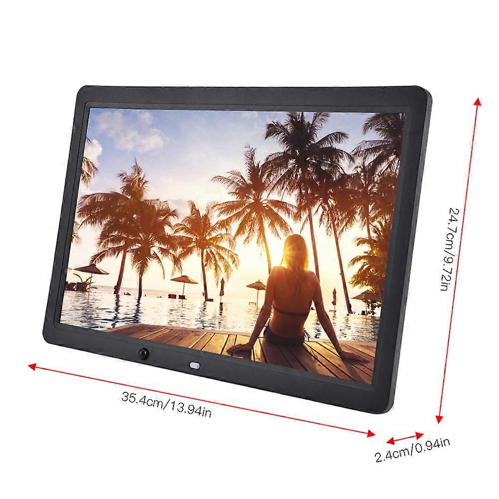 15.4" HD Digital Photo Frame with Motion Detection & Remote White